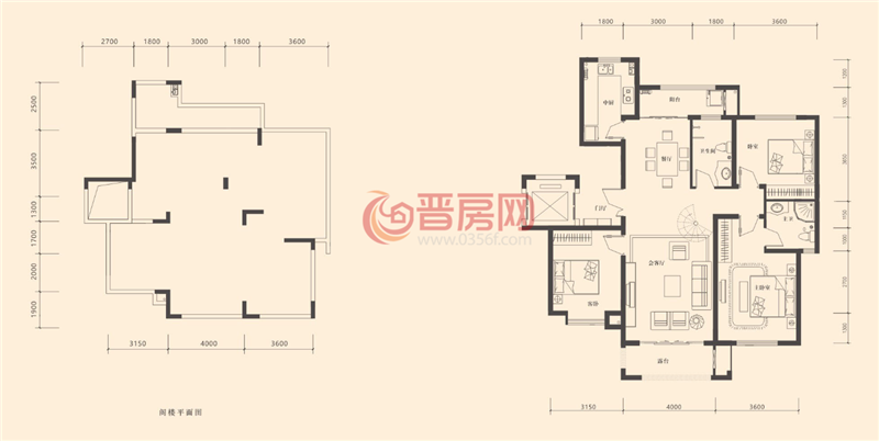 瑞基觀瀾墅七樓戶型