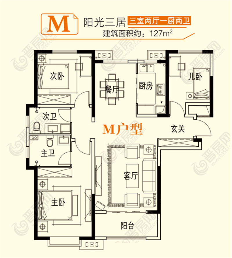 銘基陽光地帶M戶型