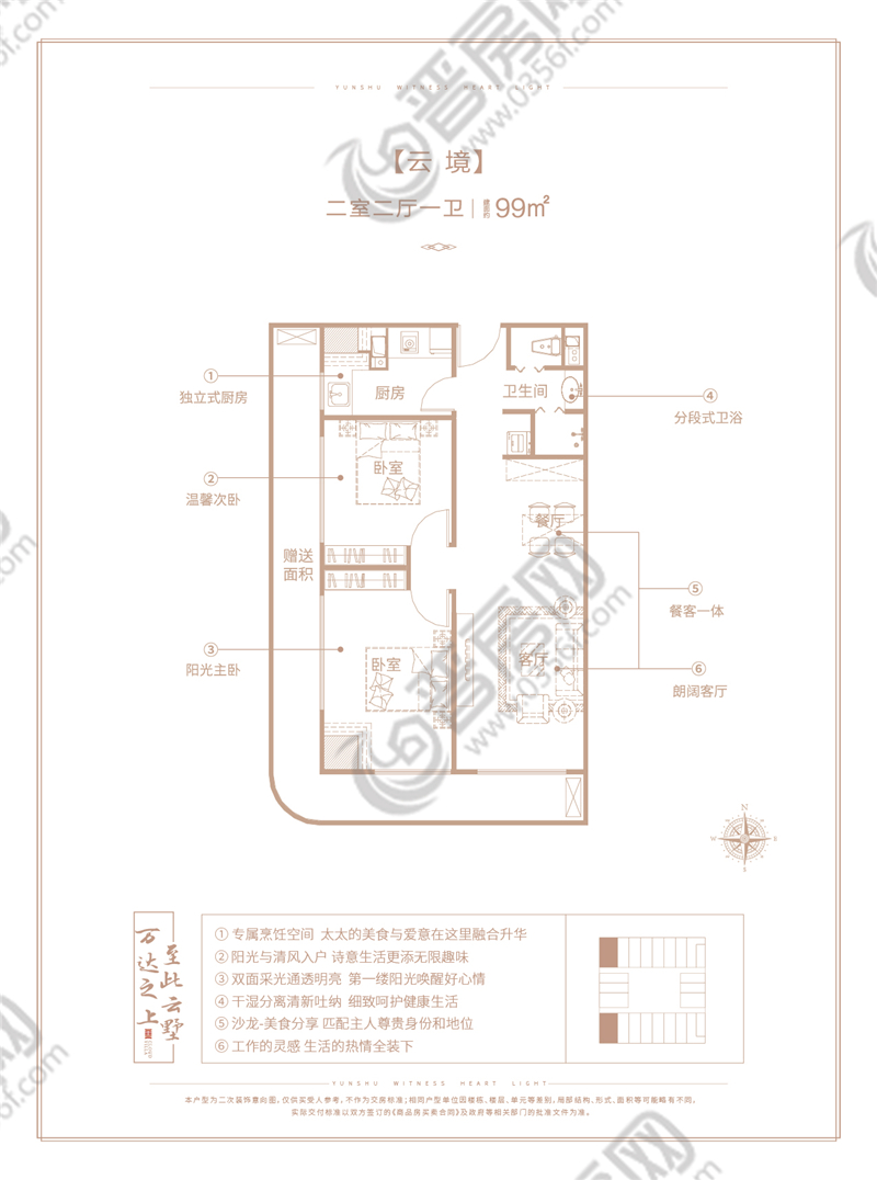 萬達廣場平層云境戶型