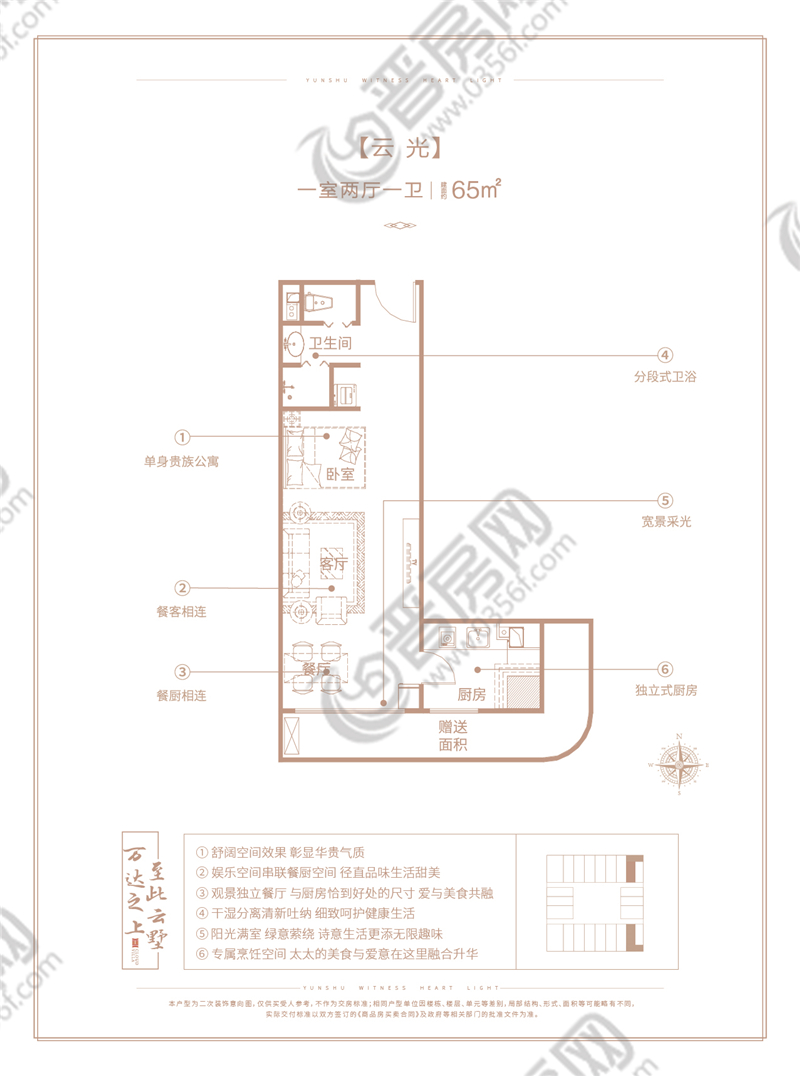 萬(wàn)達(dá)廣場(chǎng)平層云光戶型