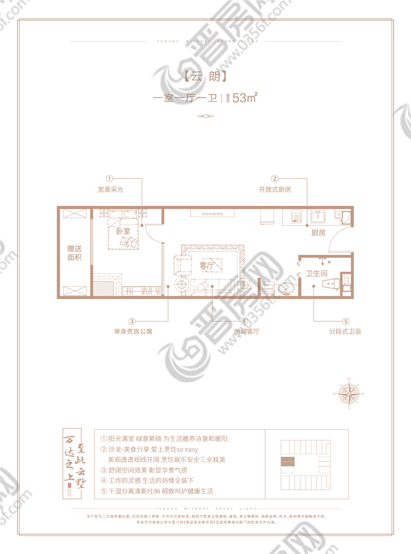 萬(wàn)達(dá)廣場(chǎng)平層云朗戶型