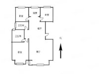 佳润尚城3室2厅2卫139平米住房出售，底层三居方便老人居住，上学方便