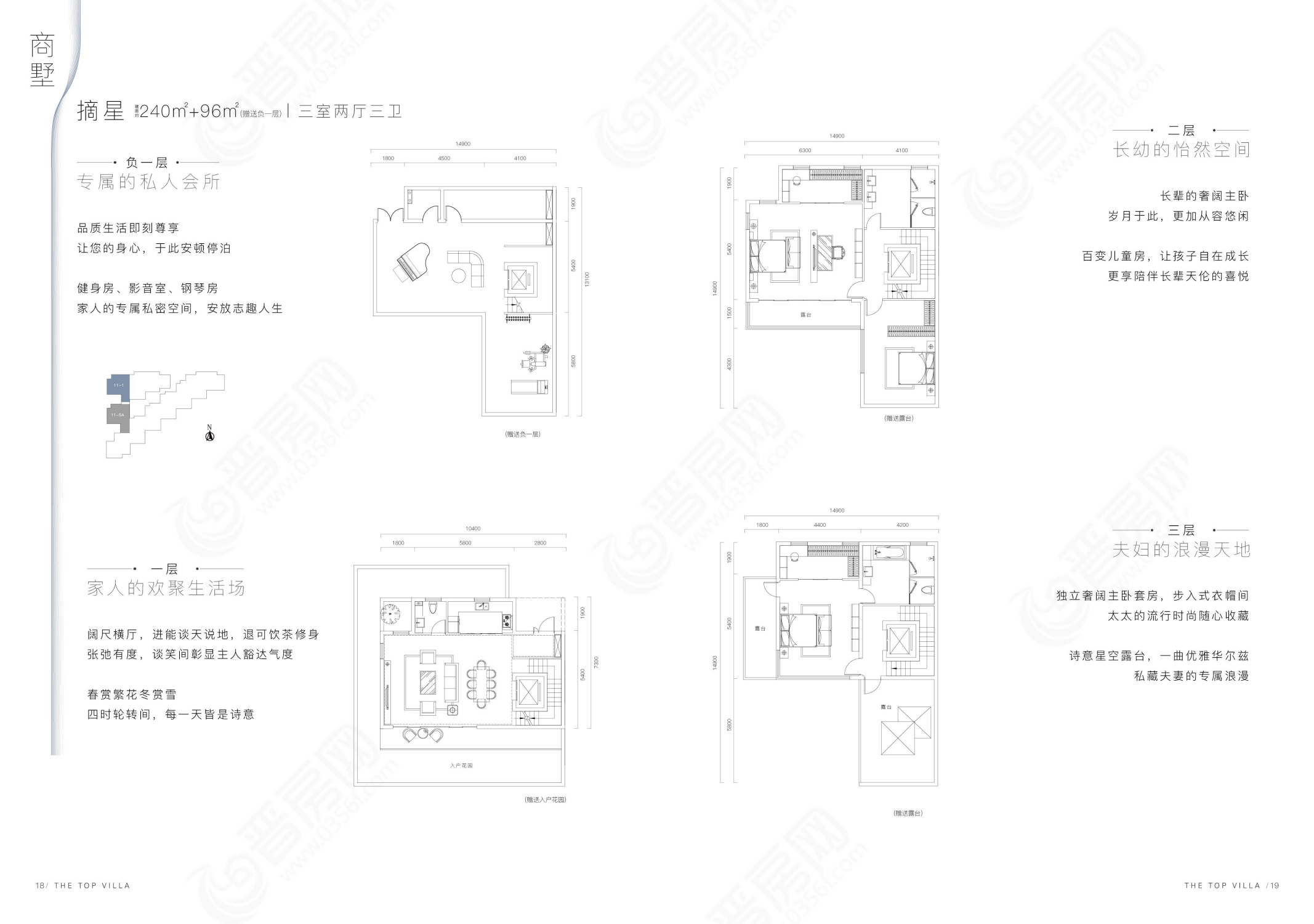 浩翔云璽商墅建面約240㎡